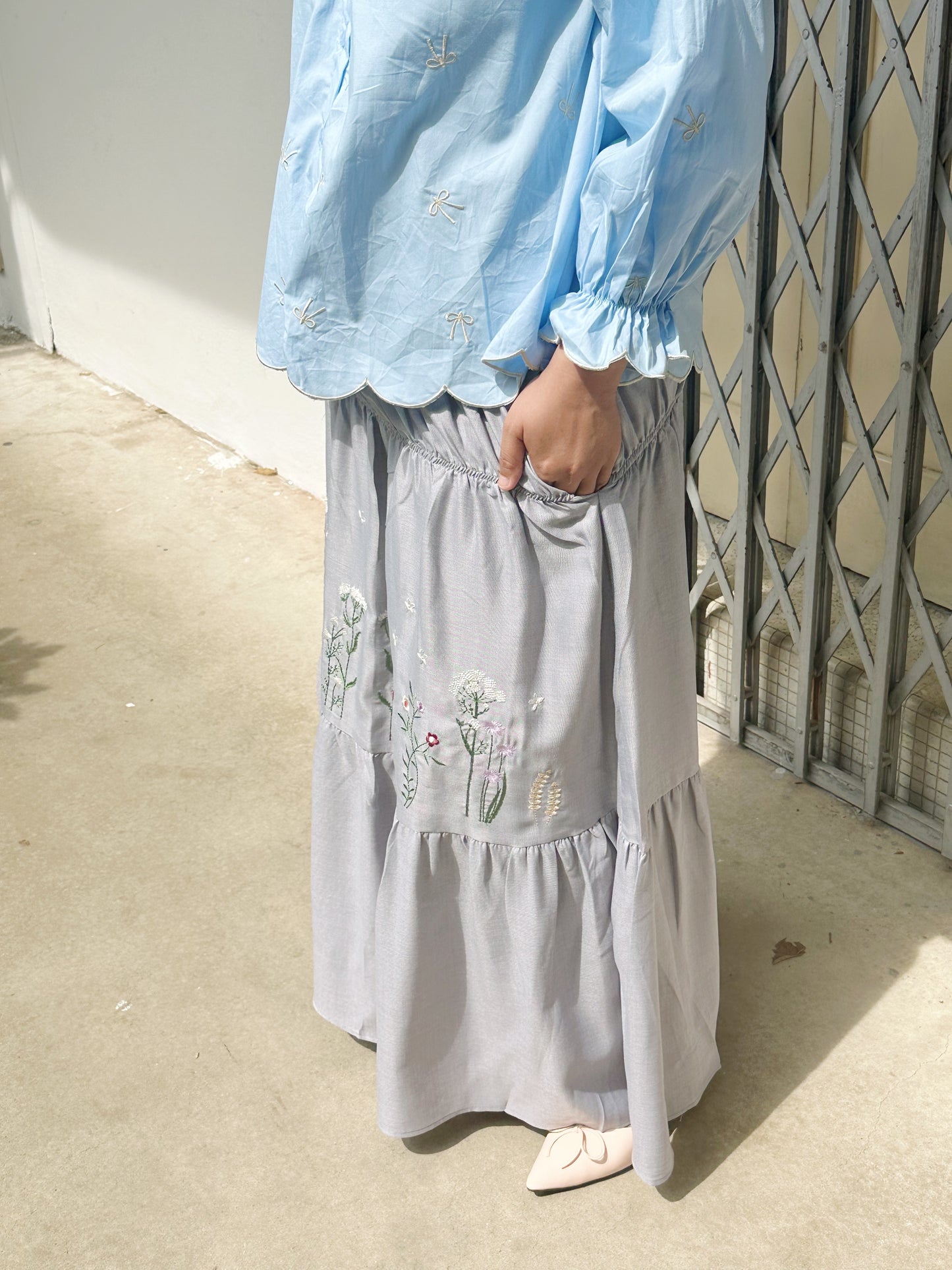 Gemma Embroidered Skirt