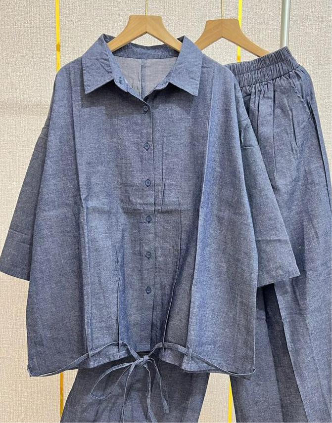 Denim Boxy Set