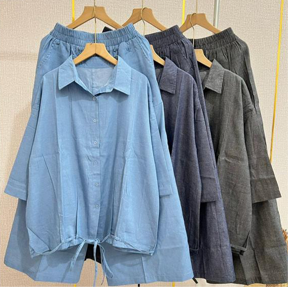 Denim Boxy Set