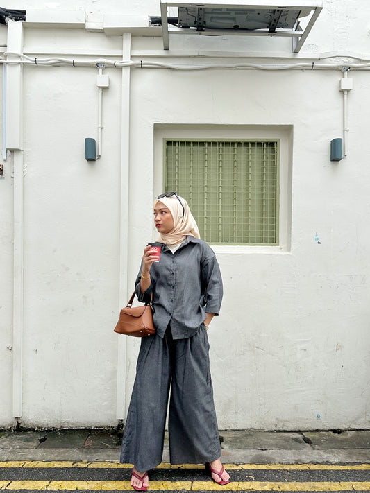 Denim Boxy Set